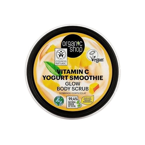 Organic Shop 250ml Body Scrub Vitamin C Yogurt Smoothie Glow thumbnail 2