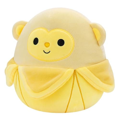 Squishmallows Original 8-Inch Pierogi Banana Monkey - Official Jazwares Plush thumbnail 3