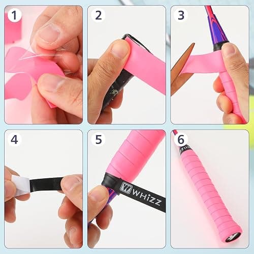 Jerify Pcs Tennis Racquet Overgrip Tape Precut thumbnail 5