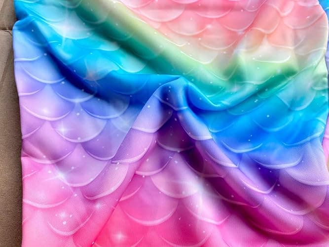 DNFUN Marmaid Cosplay Skirt with Monofin thumbnail 4