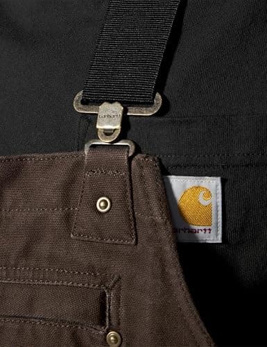 Carhartt Men's Loose Fit Washed Duck Insulated Bib Overall thumbnail 3