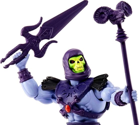 Mattel Masters of the Universe Origins Action Figure & Accessories Set, Skeletor 5.5-inch Collectible Toy with Posable Joints & Mini-Comic thumbnail 3