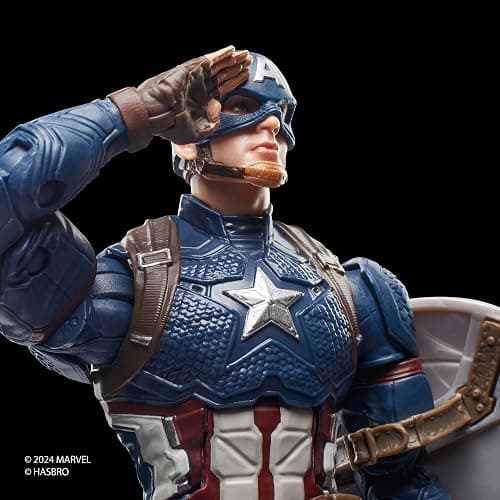 AVENGERS Marvel Legends Series Captain America, Endgame Collectible 6 Inch Action Figure thumbnail 5