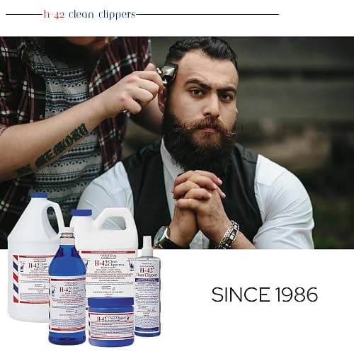 Skin Revolution H-42 Clean Clippers Blade Cleaner with Brush - 8oz Bottle thumbnail 5