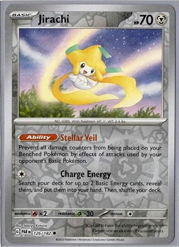 Jirachi - 126/182 - Reverse Holo - Paradox Rift - NM/M - Image 1