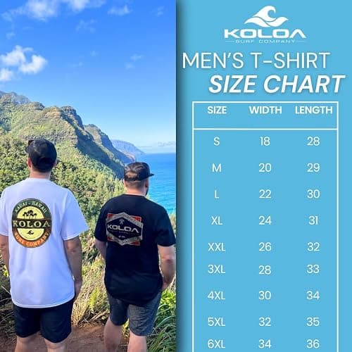 Koloa Surf Mens Graphic Heavyweight Cotton Tees in Reg Big and Tall thumbnail 3