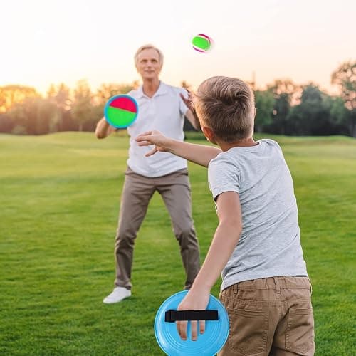 Ayeboovi Toss and Catch Ball Game Outdoor Toys for Kids Yard Games Beach Toys Outside Games for 3 4 5 6 7 8 9 10 Year Old Boys Girls (Upgraded) thumbnail 9