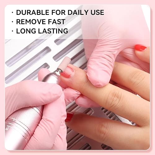 Makartt Nail Drill Bits Sanding Bands for Nail Drill, 100Pcs 4 Color Coarse Fine 80/120/180/240 Grit File Sand with 3.1mm Mini Mandrel Nail Bit Set for Acrylic Nails Gel Manicures and Pedicure thumbnail 8