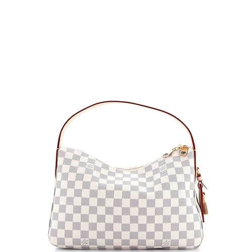 Louis Vuitton, Pre-Loved Slouchy NM Handbag Damier PM, White thumbnail 3