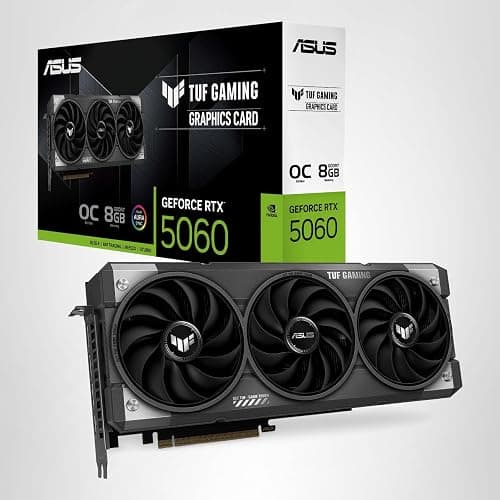 ASUS TUF Gaming GeForce RTX ™ 5060 8GB GDDR7 OC Edition Gaming Graphics Card (PCIe® 5.0, HDMI®/DP 2.1, 3.1-Slot, Military-Grade Components, Protective PCB Coating, axial-tech Fans) thumbnail 18