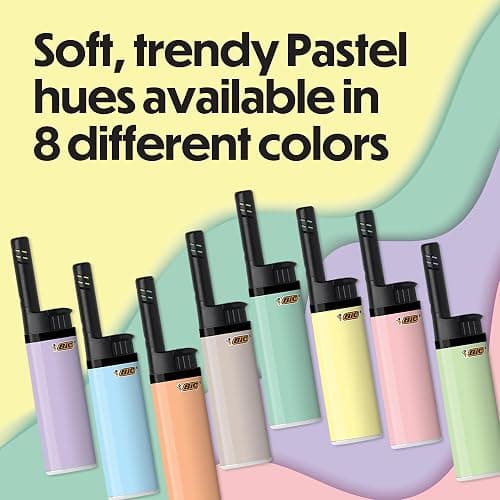 BIC Lighter Combination 2 Multi-Purpose Lighters with Long Metal Wand, Classic Collection, and 4 EZ Reach Pastel Candle Lighters, The Ultimate Lighter with Wand, Assorted Colors thumbnail 6