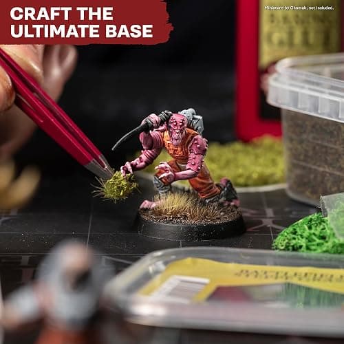 The Army Painter Battlefields Basing Set - Static Grass for Miniature Terrain Basing set - Static Grass & Free Basing Glue, Woodland Scenic Static Grass, Scenery Flocks - Master Quality Game Miniature thumbnail 2
