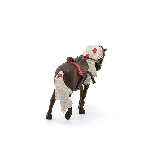 Schleich Horse Club Rocky Mountain Horse Show Mare Figurine - Horse Toy Set for Girls and Boys, Realistic Show Quality Animal Farm Experience and Accessories for Boys and Girls, Gift for Kids Age 5+ thumbnail 3
