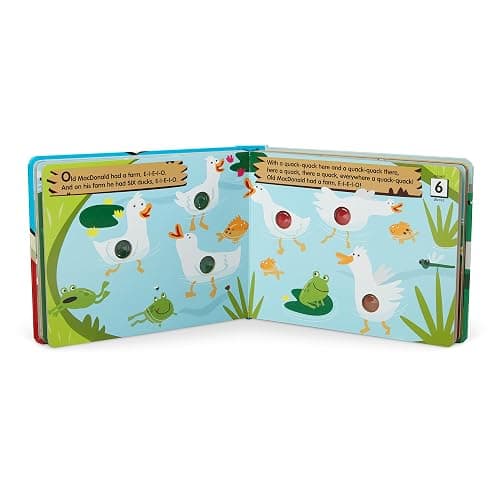 Melissa & Doug Poke-a-Dot! Old MacDonald’s Farm, Interactive Children's Board Book with Buttons to Pop, Educational Sensory Toy for Toddlers & Preschoolers Ages 3+ - FSC Certified thumbnail 5
