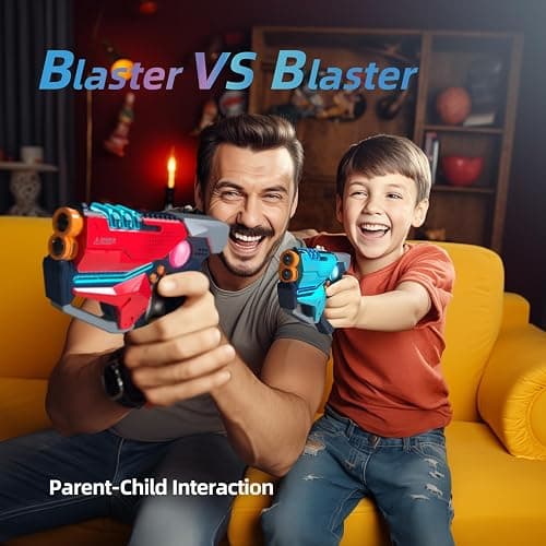 Laser Tag Set of 2, Lazer Tag Game with LED Score Display Vests for Kids,Teens & Adults, Birthday Gift Toys for Kids Ages 8 9 10 11 12+Year Old Boy & Girls thumbnail 6