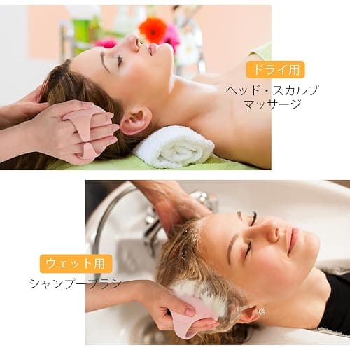 AIMIKE Kopfhaut Massagebürste, Weizenstroh Silikon Scalp Massager für Peeling und Verwendung mit Rosmarinöl zur stimulieren das Haarwachstum, Reduziert Schuppen, shampoo bürste für Nass & Trocken Haar thumbnail 4