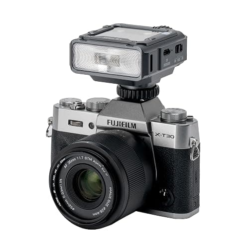 VILTROX TTL Flash Speedlite per Fuji Fotocamera,Mini Flash GN16 con 7 Livelli di Potenza,Batteria da 26W/s 1800mAh,1 tempo di richiamo,Controllo Ottico S1/S2Compatibile con Fuji,Grigio(Z3-F) thumbnail 4