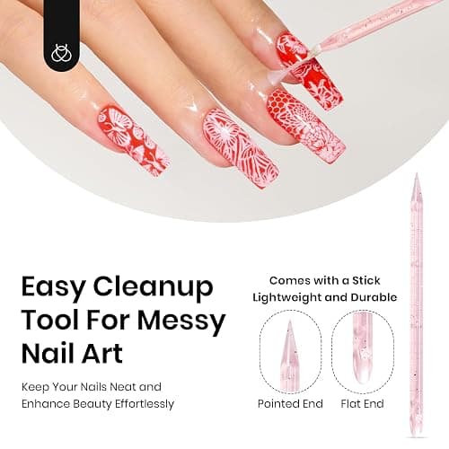 beetles Gel Polish Liquid Latex for Nails: 15ML Simple Peel off Cuticle Guard for Nail Polish Nail Art Liquid Latex Barrier Protector Manicure Cuticle Protectors with Stick Gifts for Women thumbnail 2