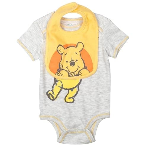 Disney Winnie the Pooh Baby 4-Piece Bodysuit and Pants Set thumbnail 2