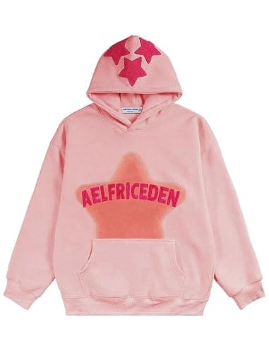 Aelfric Eden Graphic Hoodies for Men Y2K Printed Hoodie Sweatshirt Casual Oversized Long Sleeve Vintage Streetwear Pullover - Image 1