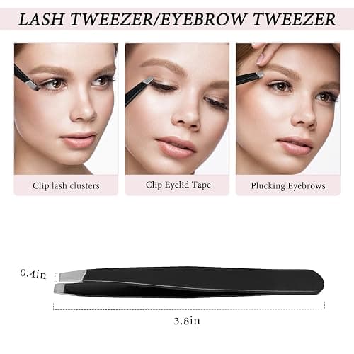 Higu clace Lash Clusters Kit,144pcs D Curl Wispy Lash Clusters,8-16mm Lash Extension Kit,with Lash Bond and Seal, Eyelash Tweezers(R-08) thumbnail 6