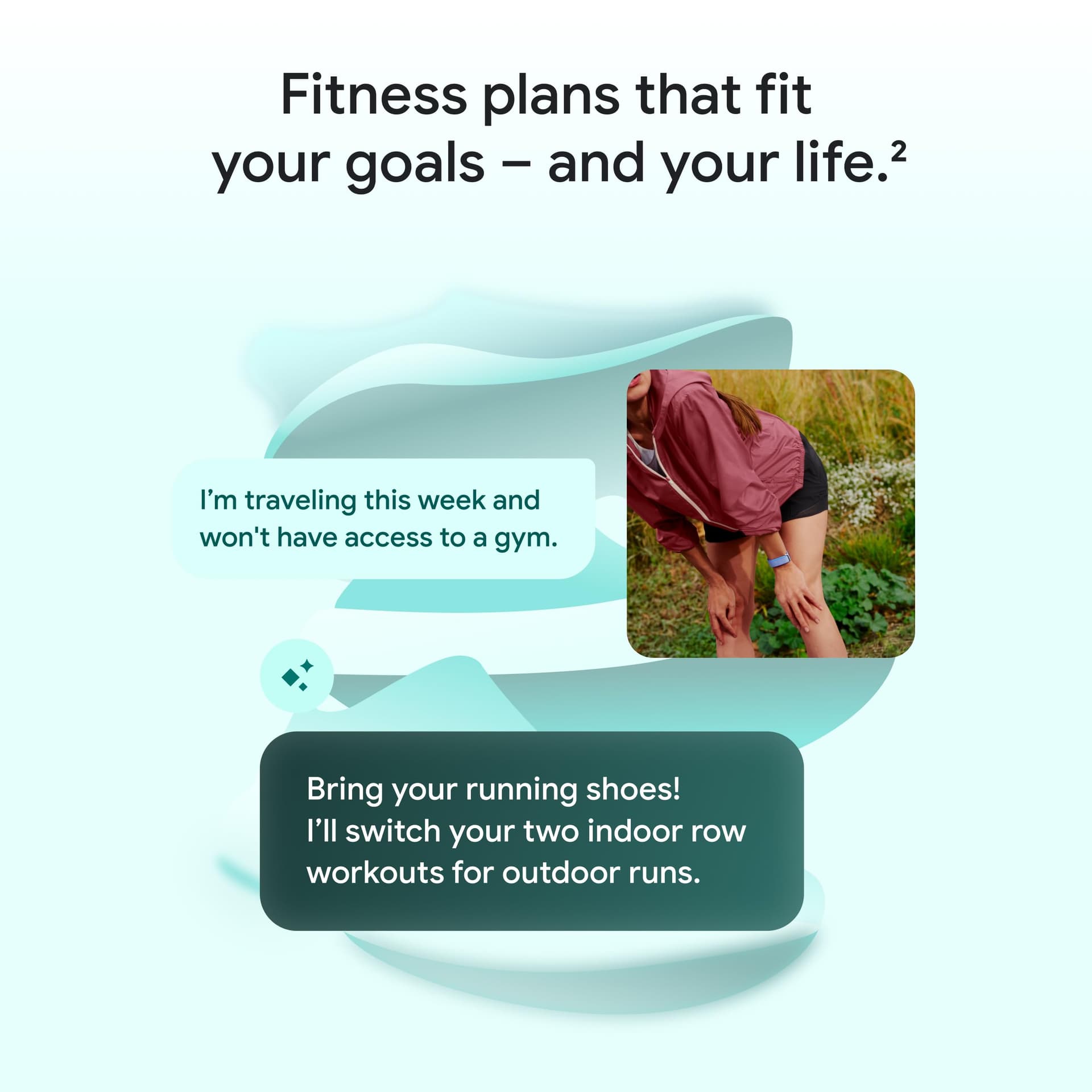 Google Fitbit Air - Screenless Activity Tracker with Fitness, Heart Rate, and Sleep Tracking - Personalized AI-Powered Coaching - Up to 7 Days’ Battery Life - Works with iOS and Android - Berry thumbnail 4