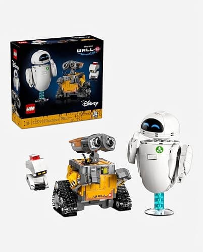 LEGO Disney & Pixar Wall-E & EVE Building Set for Adults, Ages 18+ - Home Office, Book Shelf, or Room Decor for Disney Fans - Gift Ideas for Men & Women - 43279 thumbnail 7