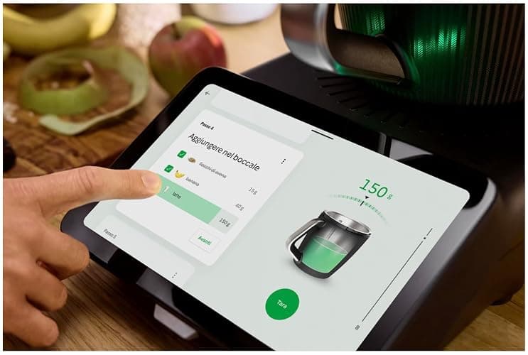 VORWERK BIMBY TM7 – Robot da Cucina Multifunzione 20+ in 1 con Schermo Touch 10", Cookidoo® Integrato, Boccale Isolato e Varoma per Cottura a Vapore – Tecnologia Avanzata Garanzia e Assistenza incluse thumbnail 6