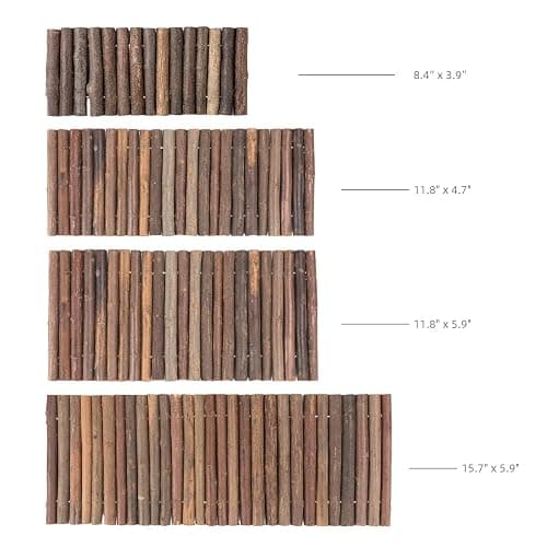 Niteangel Wooden Ladder Bridge, Hamster Mouse Rat Rodents Toy, Small Animal Chew Toy thumbnail 6