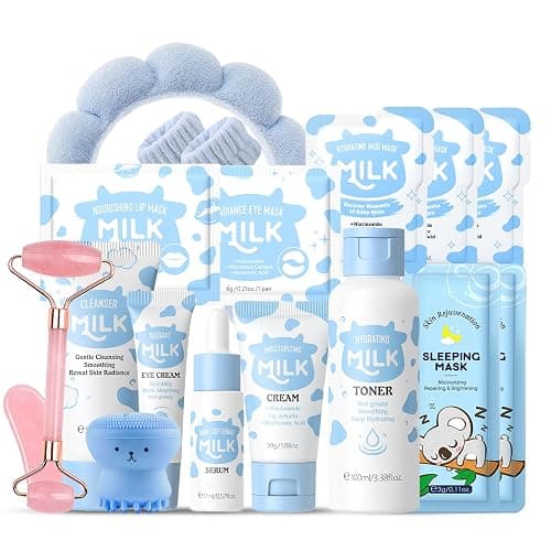 Milk Skin Care for Kids Teens Birthday Christmas Gifts - Girls Skin Care for Kids Age 8-12 - skin care for Teens 10-12 -Skincare for Girls 10-12 - Skincare Set for kids 8-9 - Gifts for Teenage girls - Image 1
