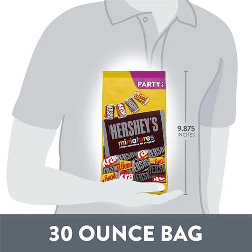 HERSHEY'S Miniatures Assorted Chocolate Candy Party Pack, 30 oz (Pack of 2) thumbnail 6