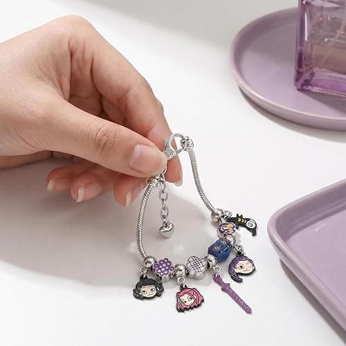 THANOS Demon Movie Hunters Charm Bracelet - Adjustable Fashion Jewelry Gift with Character-Inspired Charms for Teens and Adults thumbnail 6