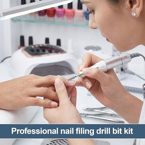 2 PCS 3/32" Carbide Nail Drill Bits Set, Professional Mini Mandrel Bit for Nails Drills Gel Removal Bit Nail Tech for Gel Polishing Cuticle Care and Nails Shaping thumbnail 5
