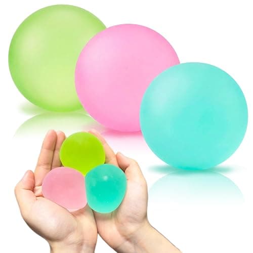 JIAHO Squishy Toys for Kids 3-Pack Squishy Balls Bulk – 2.36" Stress Relief Toy Sensory Stress Balls for Adults, Variety Pack for Kids Classroom, Party Favors Squeeze Decompression Gift - Image 1