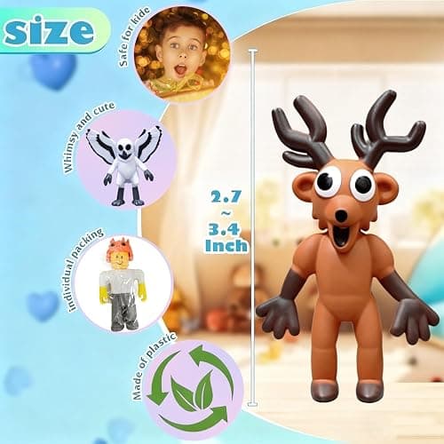 10 Pcs 99 Nights in The Forest Action Figure Toys, 3 Inch The Deer Owl Ram Monster Figures for Game Fans, for Kids, Collectors, Home Decor thumbnail 5