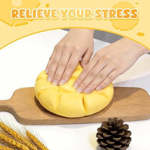 YOYI Slow Rising Squishy, Pineapple Bun Squishies Toy Soft Fidget | For Relaxation, Sensory Fun and Stress Relief, Realistic Bread Designs with Soft Texture Create a Fun Collectible Experience thumbnail 7