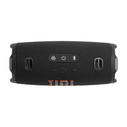 JBL Charge 6 - Portable Waterproof & Drop-Proof Bluetooth Speaker, Bold JBL Pro Sound with AI Sound Boost, 28Hrs of Playtime, Built-in powerbank & Comes with a Sturdy/Removable Carrying Strap (Black) thumbnail 9