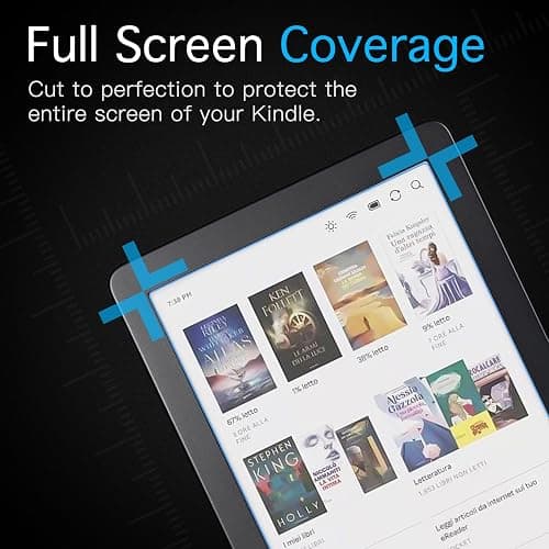 MoKo 2-Pack Screen Protector for Kobo Clara Colour 6" 2024/Kobo Clara BW 6" 2024/Kobo Clara 2E 6" 2022, Anti-Glare Premium PET Protective Film Full-Coverage Matte Screen Protector thumbnail 7
