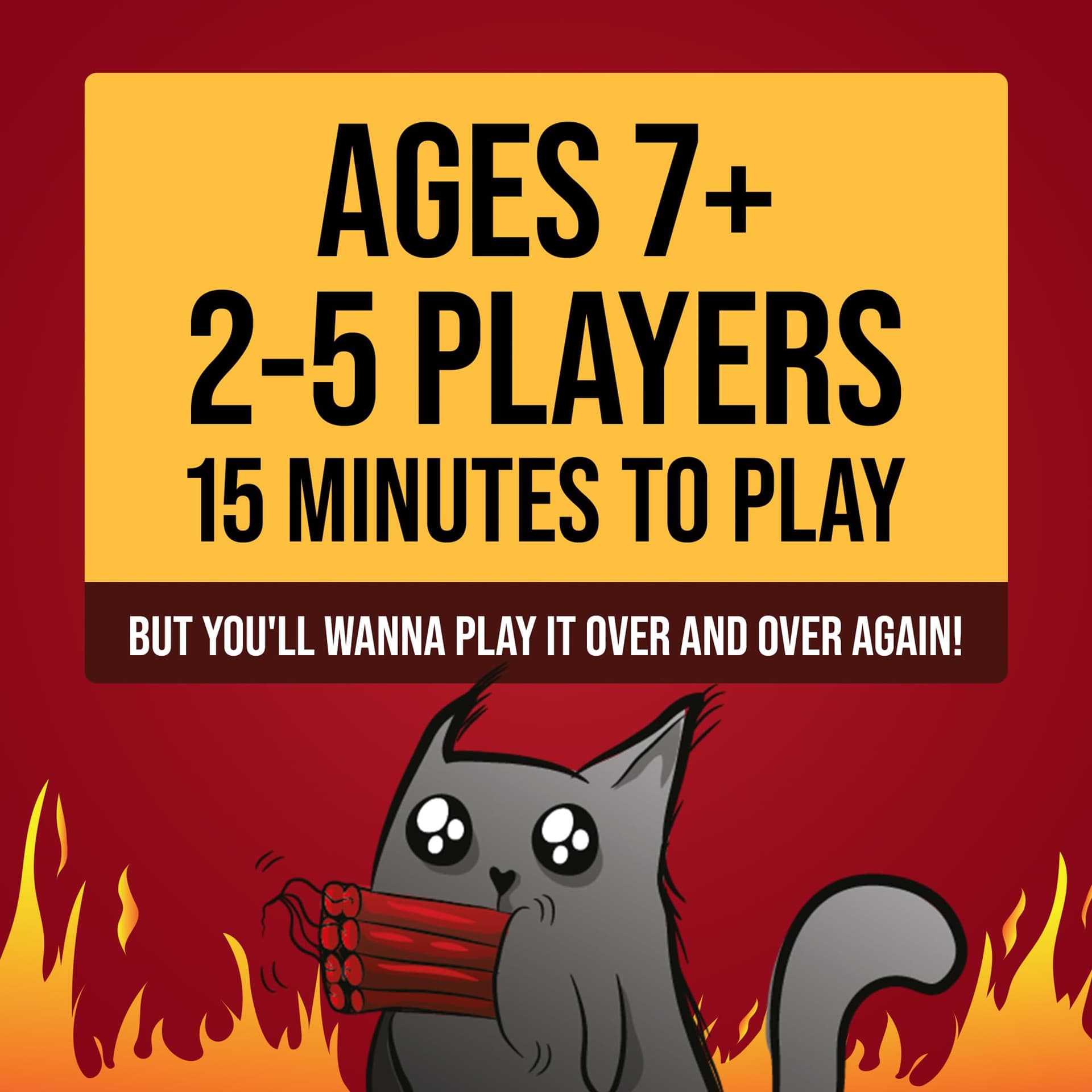 Exploding Kittens LLC - A Russian Roulette Card Game, Easy Family-Friendly Party Games - Card Games for Adults, Teens & Kids - 2-5 Players thumbnail 7