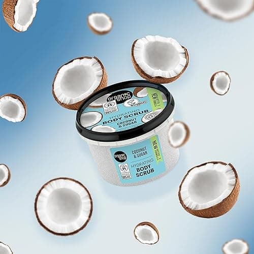 Organic Shop 250ml Body Scrub Hydrating Coconut - Coconut thumbnail 7