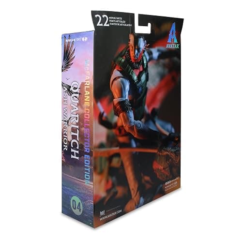 McFarlane Toys- Avatar: Fire and Ash Quaritch (Ash Warrior) 7in Action Figure McFarlane Collector Edition thumbnail 13