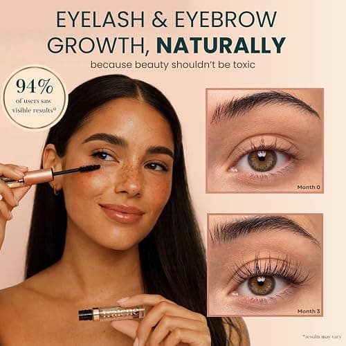 Organic Castor Oil Lash Serum for Eyelash Growth Serum and Eyebrow Growth | Made in USA 100% Pure Hexane Free Cold Pressed Castor Oil Lash Conditioner Eyelash Serum, Eyebrow Serum for Full Lashes/Brows thumbnail 2