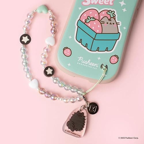 iFace Case for iPhone 15 Pro Max (6.7”) Pusheen First Class Case - Cute Shockproof Dual Layer [Hard Shell + Bumper] Protective Phone Case - Strawberries thumbnail 5