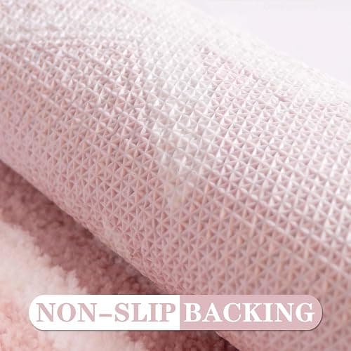Lokiiy Sweet Cheeks Bath Mat 20"x32", Cute Pink Bathroom Rug Non-Slip, Soft Microfiber Kids Shower Mat, Fun Dorm Bathroom Decor thumbnail 5