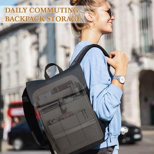 APSOONSELL Backpack Organizer Insert, Felt Bag Organizer for Rucksack Shoulder thumbnail 6