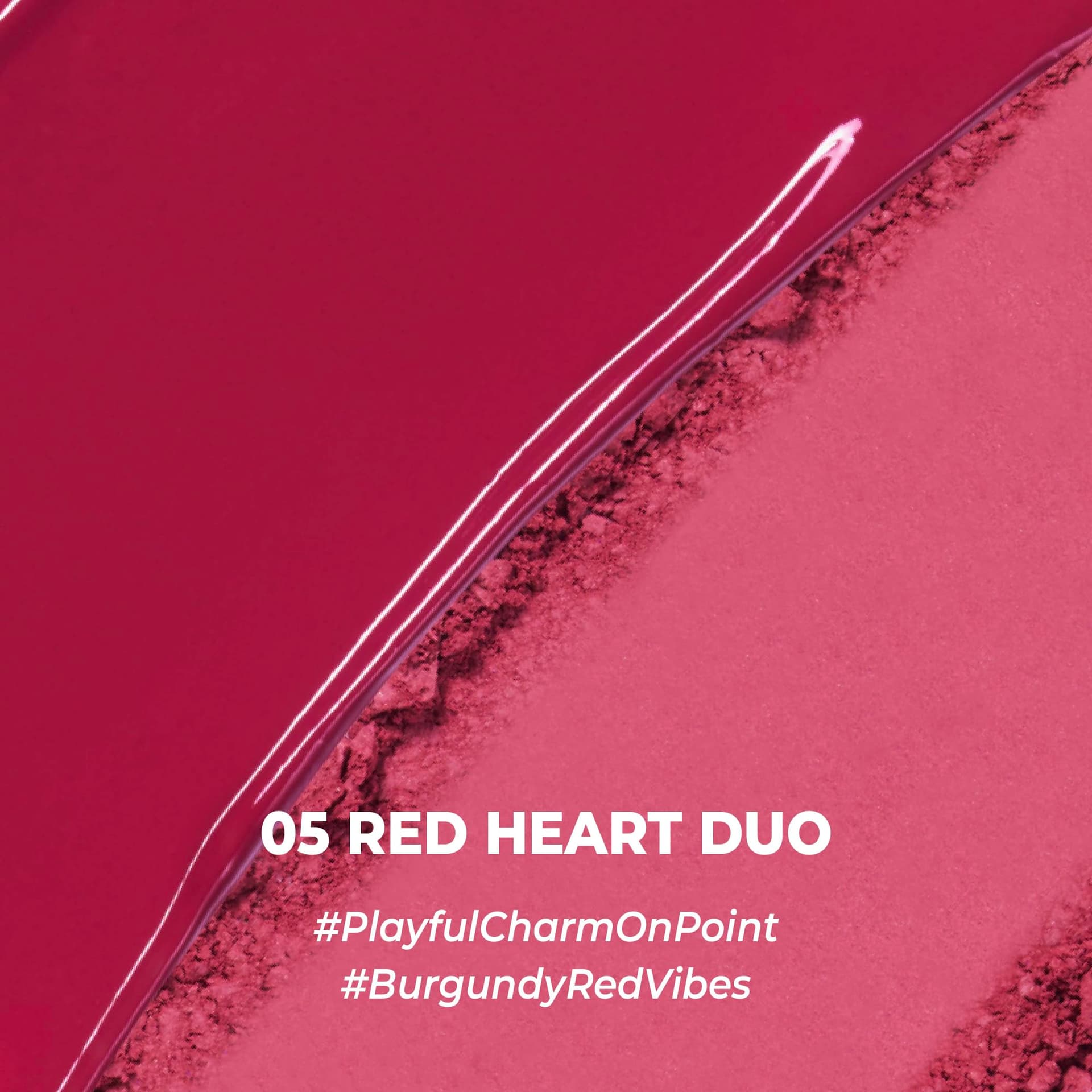 Rubor Tintin Dory Duo Blusher 05 Red Heart Duo 5gr Rojo thumbnail 4