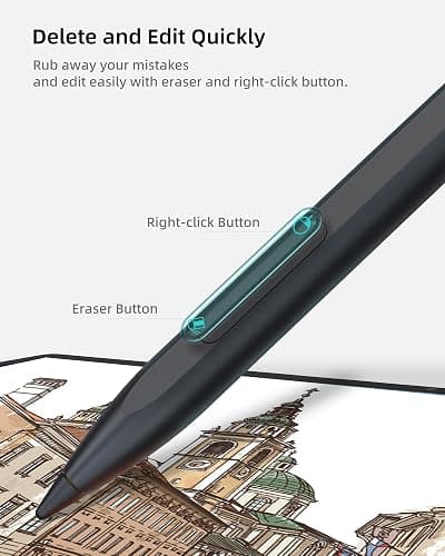 Metapen Stylus Pen M1 for Microsoft Surface (75-Day Battery Life, Smooth Writing), Work for Surface Pro X/8/7/6/5/4/3, Surface Go 3/Book 3/Laptop 4/Studio 2, ASUS VivoBook Flip 14 for Students & Doers thumbnail 5