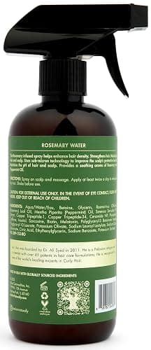 As I Am Rosemary Water 16 oz - Scalp Treatment for Hair Density - with Biotin & Saw Palmetto thumbnail 5