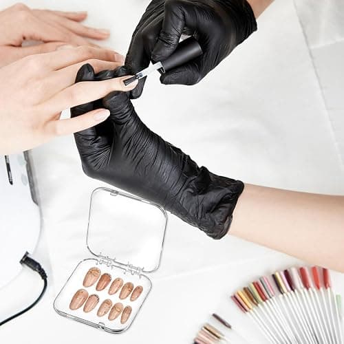 20pcs Press on Nail Storage Box with 90 Pcs Adhesive Double Sided Tape | Nail Packaging for Press Ons Presses on Nails Container for Fake Nailes Storage Case Nails Display Art Business thumbnail 6