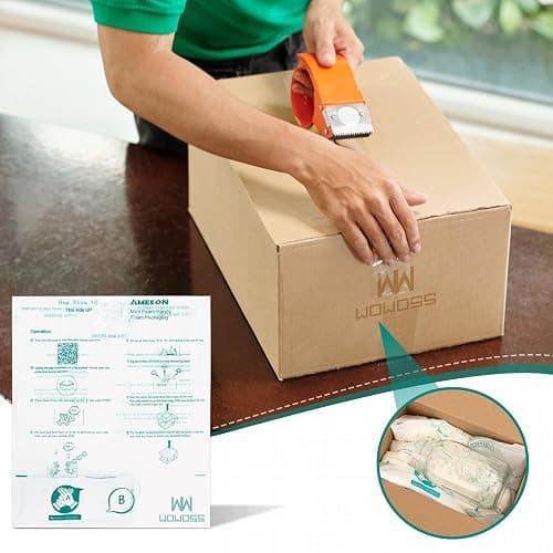 WOWOSS 16 Pack 16"x14" Expanding Packing Foam, Expanding Foam for PC/Electronic Components/Equipment/Fragile Items, Rapid Expansion, Stable & Secure, Easy to Use - Essential for Moving thumbnail 7
